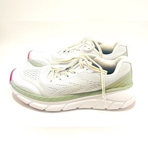 Avia Women's Athletic Shoes size 6.5 white pink fabric